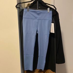 Ice blue Athleta leggings. Accelerate Capri. Brand new, never worn leggings